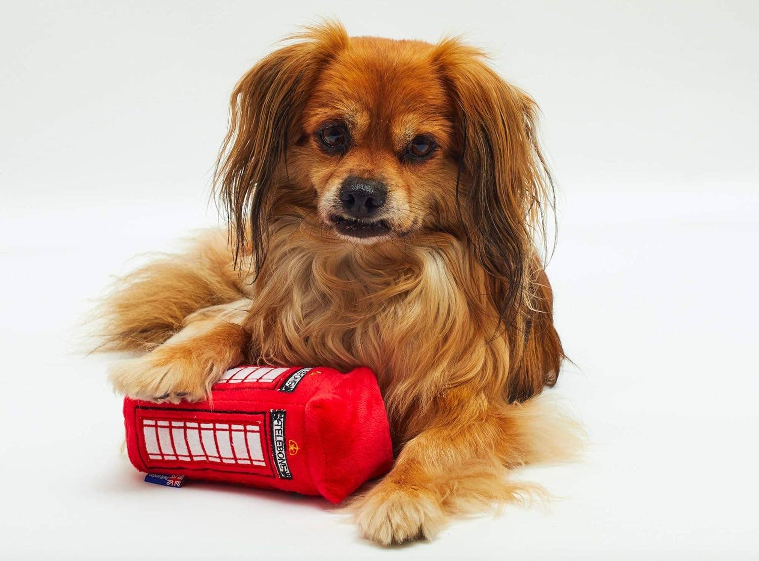 Telebone British Plush Dog Toy