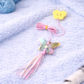 Interactive Elastic Funny Stick Cat Toy – Feather Bell Hanging Swing Kitten Teaser with Long Rope