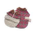 Handmade British Heritage Dog Coat —  Red Tweed Coat