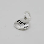 Pet Paw Print Personalised Silver Charm