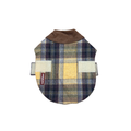 Handmade British Heritage Dog Coat — Yellow Tweed Coat