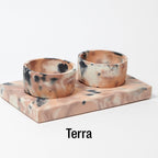 Concrete Pet Bowl Set by Smith & Goat (Terra)