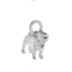 Pug Silver Dog Charm