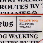 London Dog News Bandana – Vintage Newspaper Style Dog Scarf