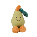 Pear Squeaky Dog Toy – Gentle Interactive Play