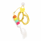 Cat Hanging Cat Toy – Hanging Door Elastic Rope Cat Stick with Feather & Plush Toys