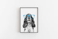 Fun Cocker Spaniel Dog Print