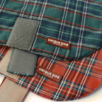 Handmade British Heritage Dog Coat —  Green Tartan Coat