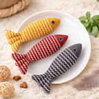 Fish Catnip Toy for Cats – 20cm/30cm/40cm Interactive Kicker & Chew Pillow Toy