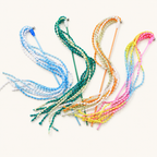 Colorful Tassel Cat Stick Toy – Rainbow Ribbon Interactive Wand for Cats