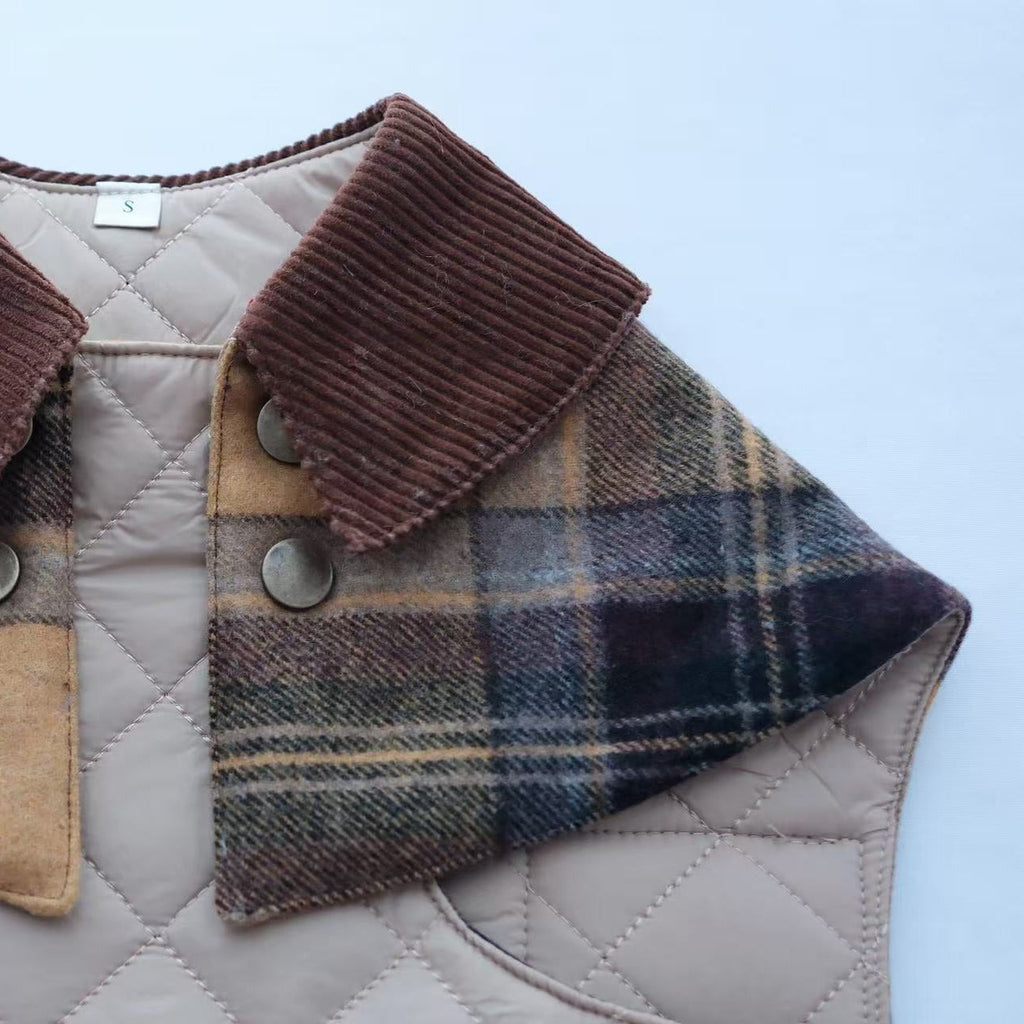 Handmade British Heritage Dog Coat — Yellow Tweed Coat