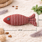 Fish Catnip Toy for Cats – 20cm/30cm/40cm Interactive Kicker & Chew Pillow Toy