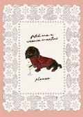 Fetch Me A Weenie Martini - Brown Dachshund Print