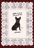 Fetch Me A French 75 - Black French Bulldog Print