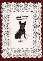 Fetch Me A French 75 - Black French Bulldog Print