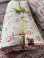 Dolly Floral Dog Blanket | Luxury Handmade Reversible Sherpa Throw | Seasonal Pet Blanket UK | Customisable