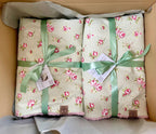 Dolly Floral Dog Blanket | Luxury Handmade Reversible Sherpa Throw | Seasonal Pet Blanket UK | Customisable