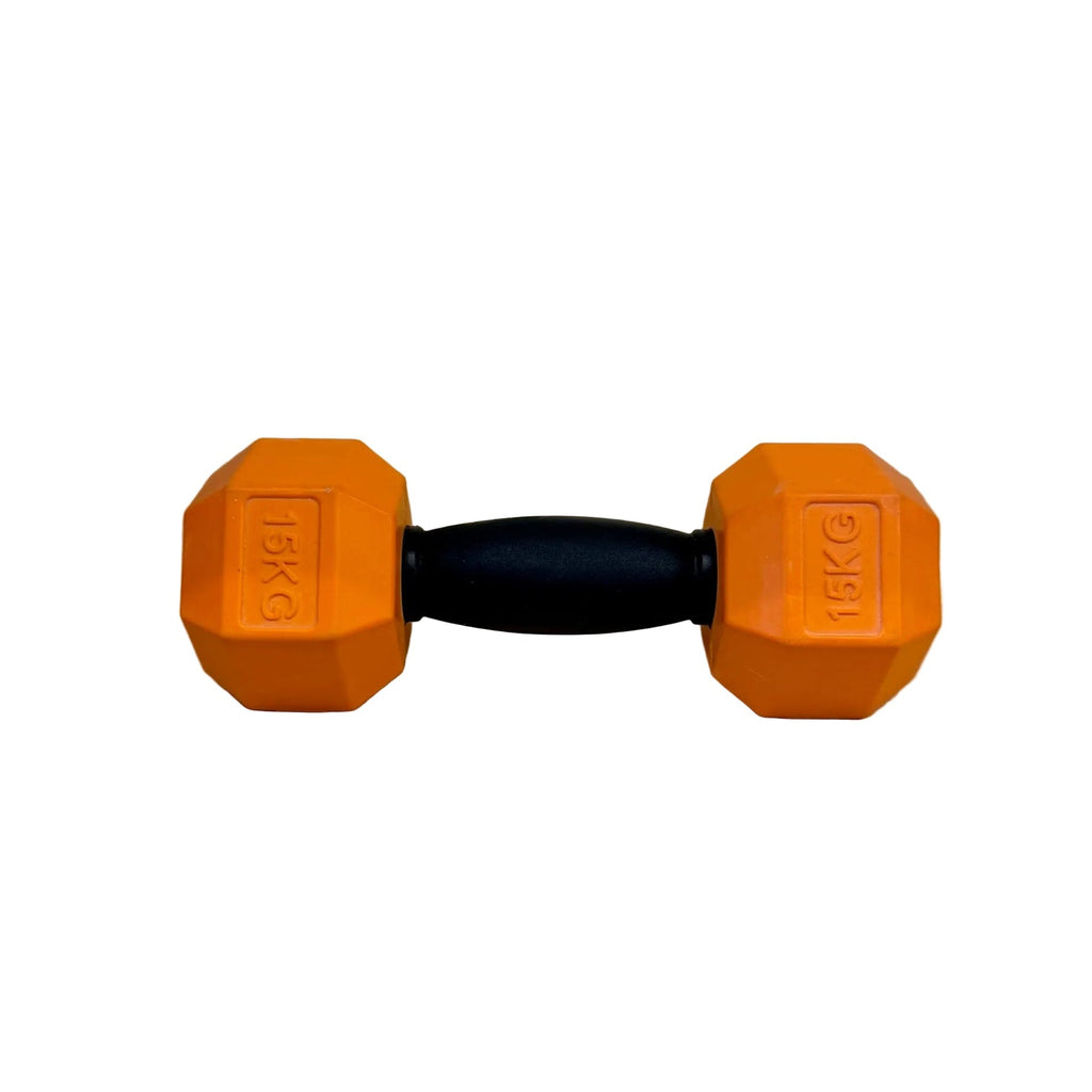 Durable Rubber Dumbbell Dog Chew Toy – Treat Dispensing Toy