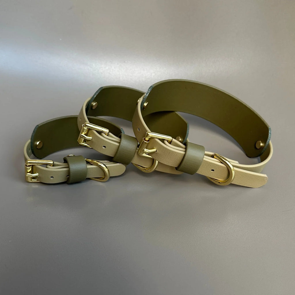 Bentley Olive & Khaki Hound Collar