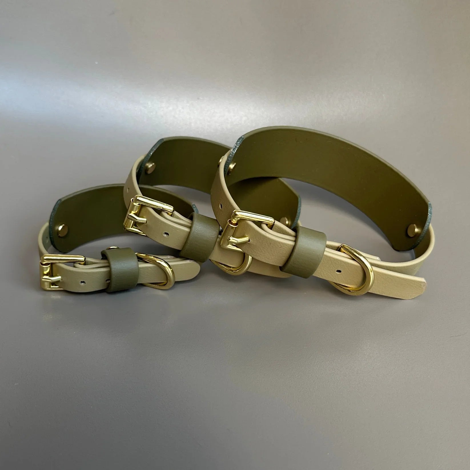 Bentley Olive & Khaki Hound Collar