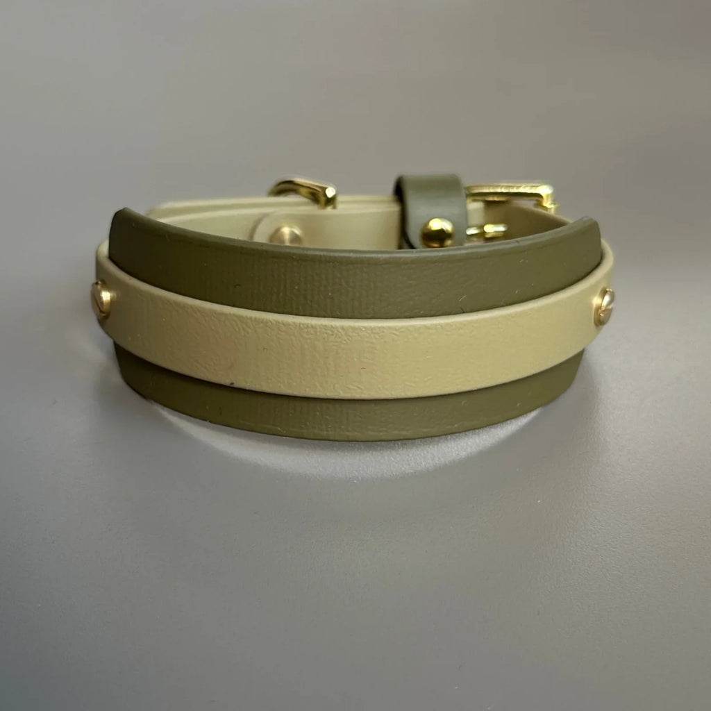 Bentley Olive & Khaki Hound Collar