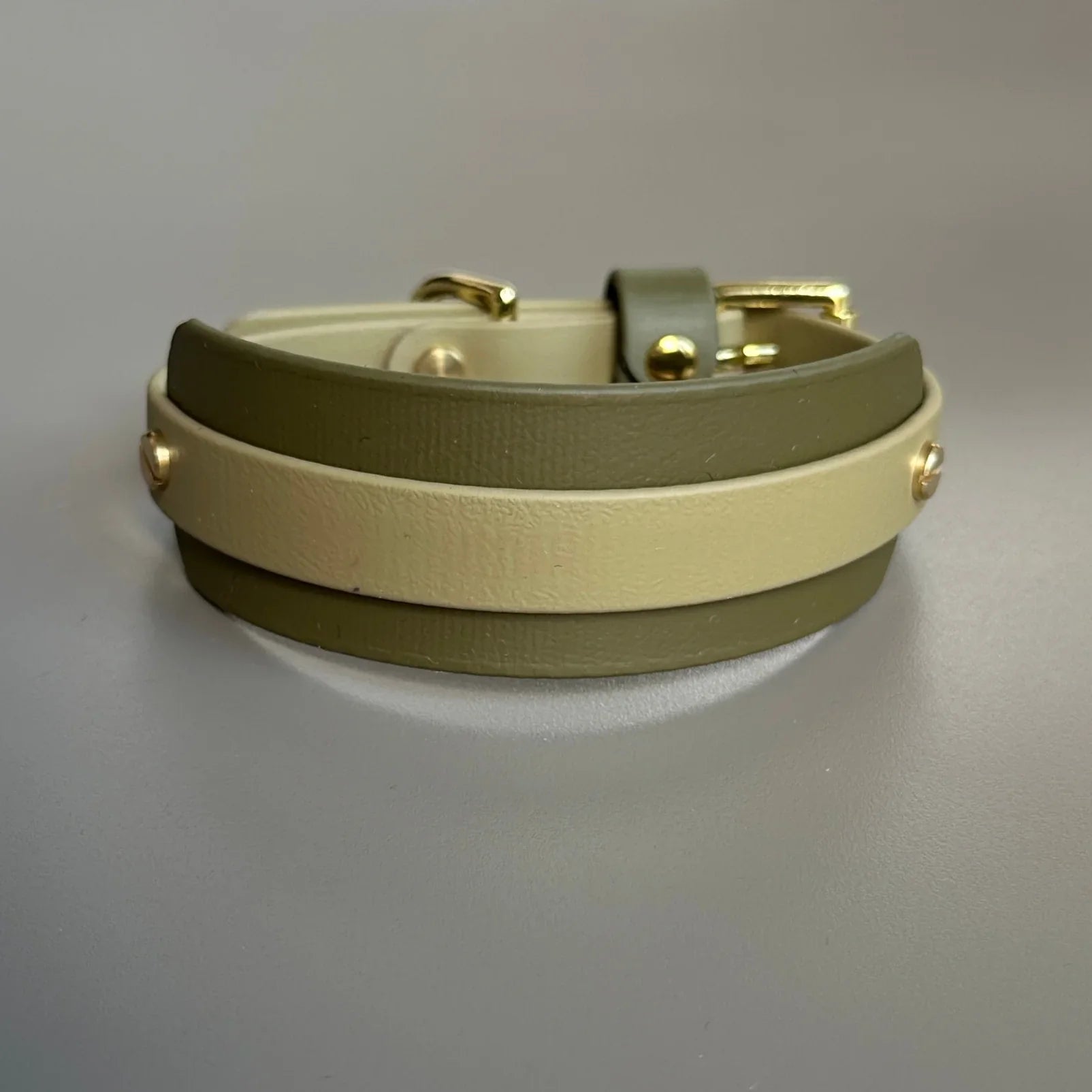 Bentley Olive & Khaki Hound Collar