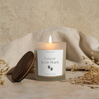 Dog Memorial Candle - Luxury Vanilla Soy 220g | Pet Memorial Gift