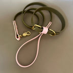 Petra Olive & Pastel Pink Colour Block Collar