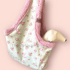 Handcrafted, luxury puppy/small dog carrier/sling