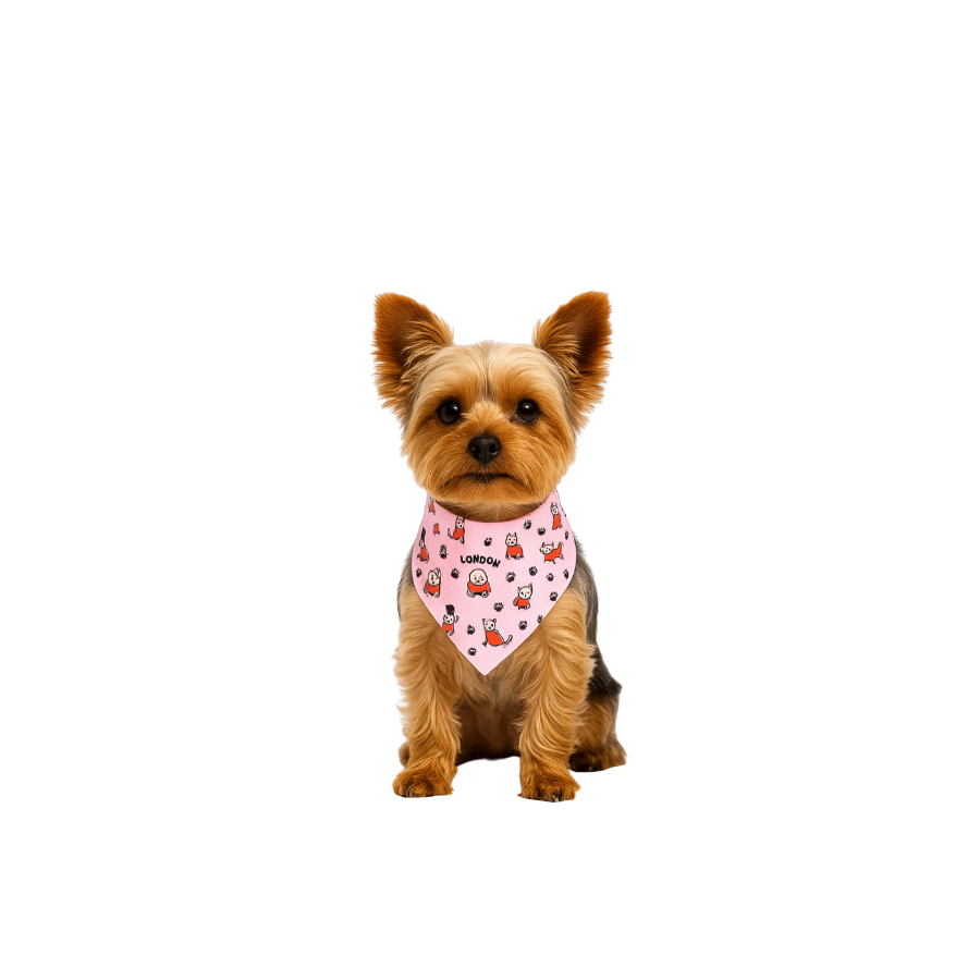 Royal Pups Bandana – Baby Pink
