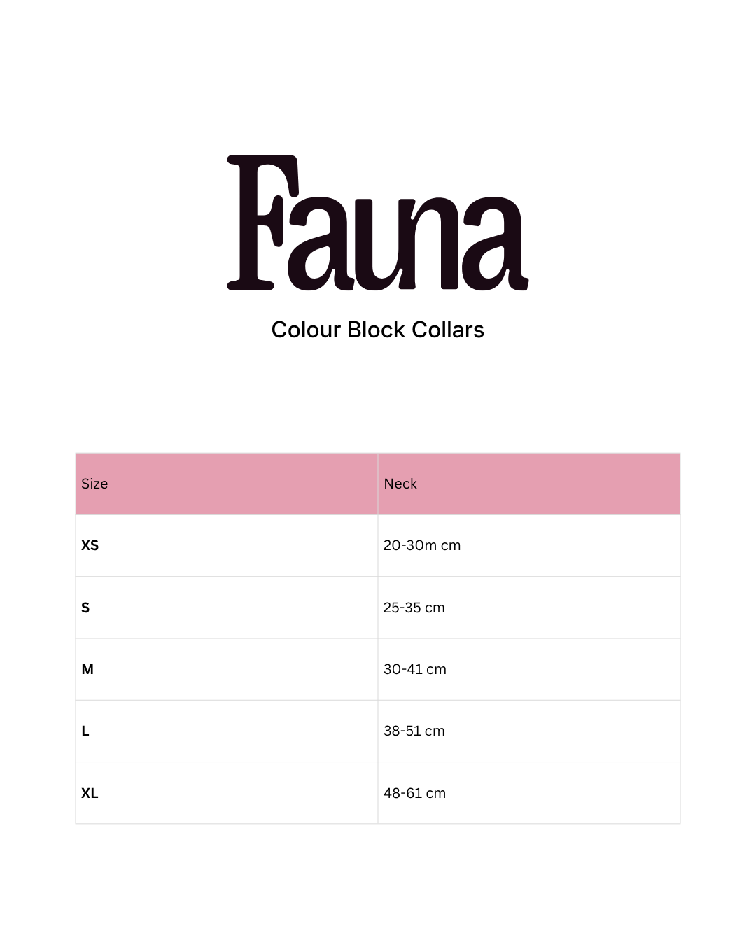 Love Red & Pink Colour Block Collar