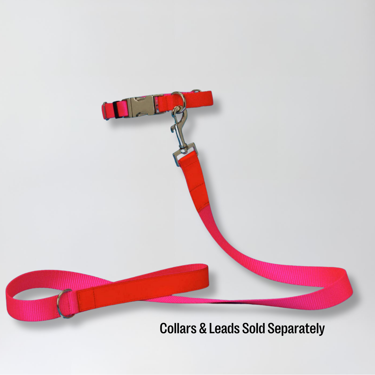 Pink/Orange Nylon Lead