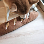 Baguette enrichment dog toy