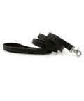 Black Leather Dog Lead