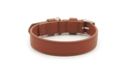 Brown Leather Dog Collar