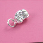 Cat Silver Charm