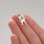 Chihuahua Silver Dog Charm