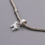 Chihuahua Silver Dog Charm