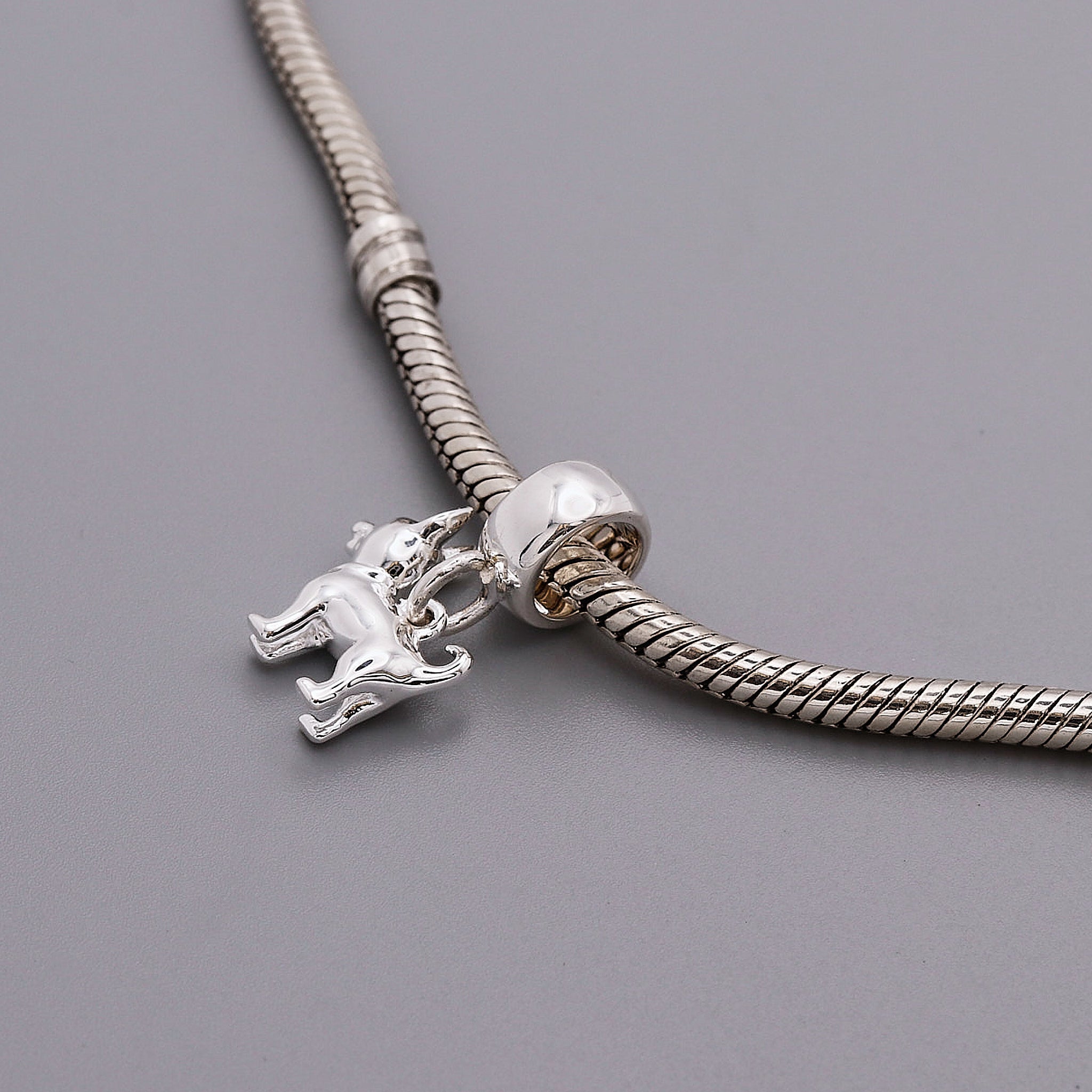 Chihuahua Silver Dog Charm