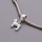 Cockapoo Silver Dog Charm