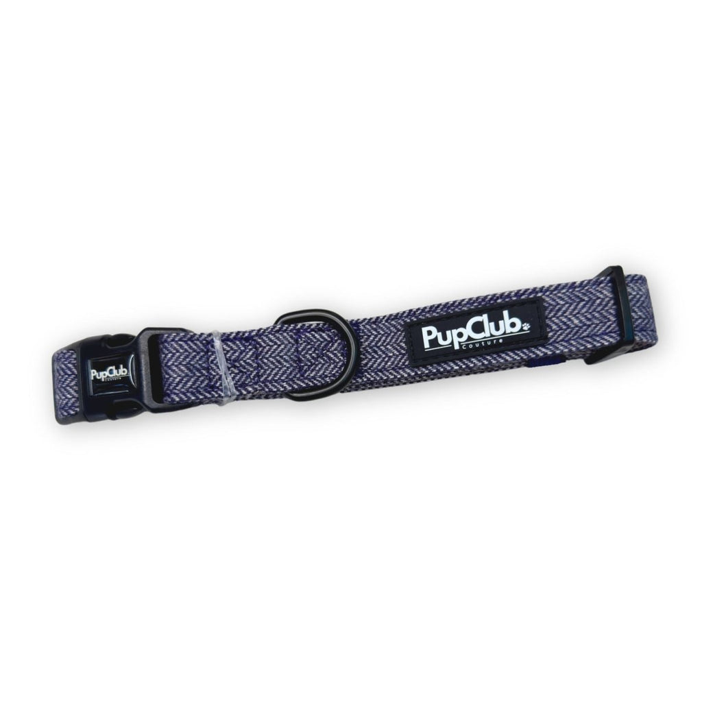 Collar - Tweed Blue