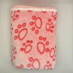 Dog Blanket - Pink Paws