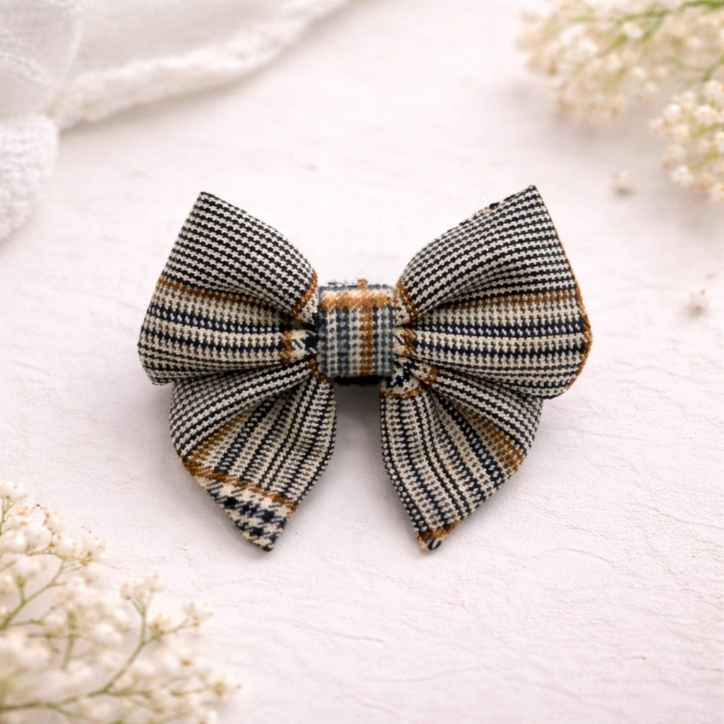 Dog Sailor Bow - Foxbury Plaid