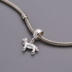 English Cocker Spaniel Silver Dog Charm