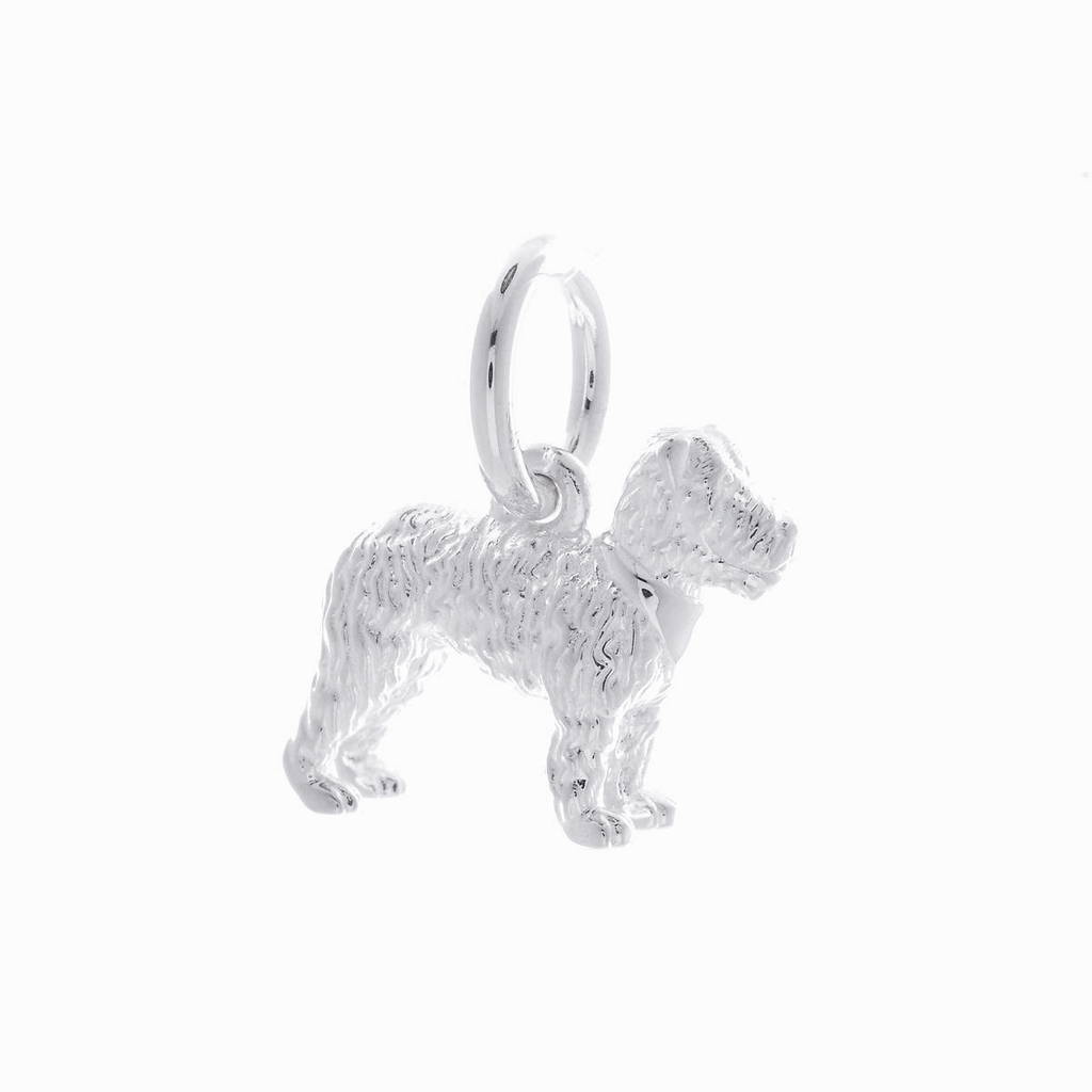 Fox Terrier Silver Dog Charm