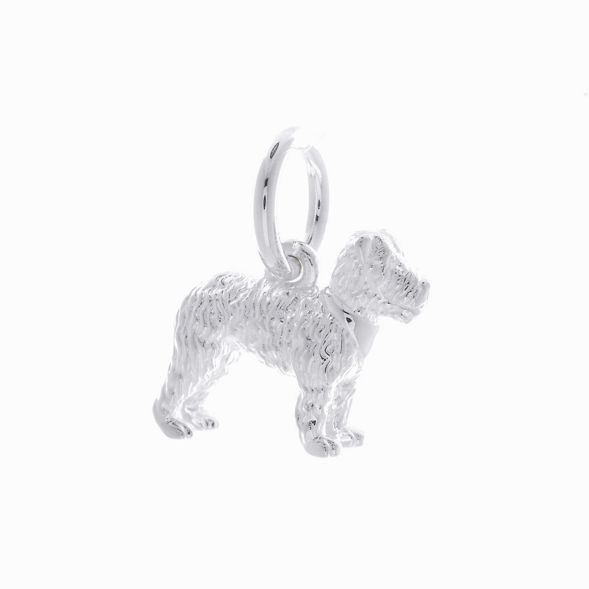 Fox Terrier Silver Dog Charm