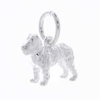 Fox Terrier Silver Dog Charm