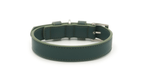 Green Leather Dog Collar