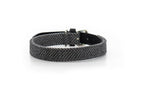 Herringbone & Leather Collar - Balmoral