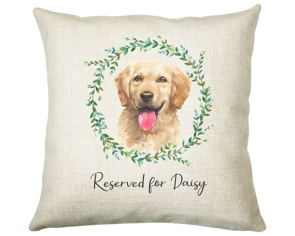 Personalised Golden Retriever Cushion Gift Reserved For Dog Mum Dad Pet Animal Design Cushion Throw Pillow Gift Christmas Decor Gift CS022